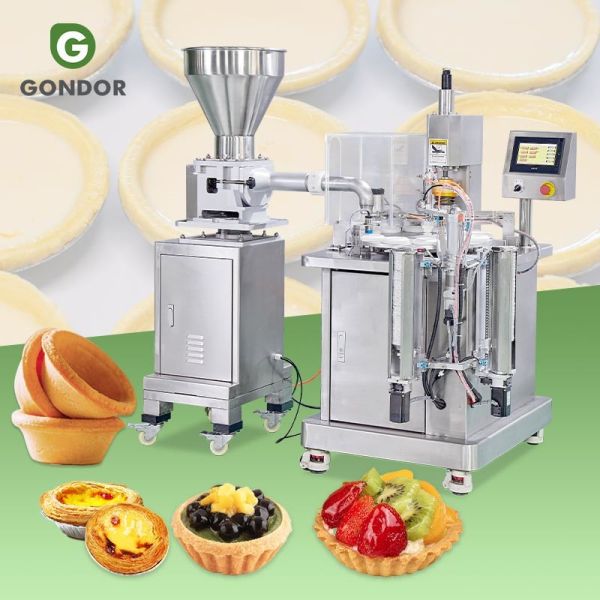 Buy Mold Egg Production Automatic Crust Form Pineapple Puff Pastry Cheese Pie Boat Make Tart Shell Machine at wholesale prices