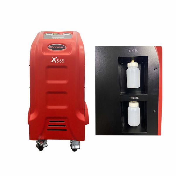 AC Flushing R134A Refrigerant Recovery Recycling And Recharging Machine Full