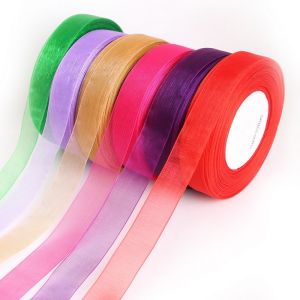 Factory wholesale halloween glitter ribbon colorful sari silk ribbon