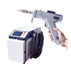 4 In 1 Portable Water Cooled Laser Welding 1500W Fibre Optic Handheld Metal