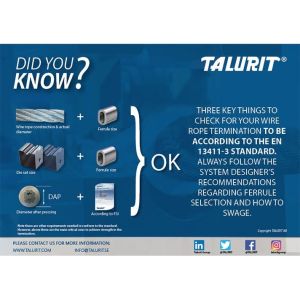 Standard Turnback Ferrules Wire Rope End Stop Carbon Steel