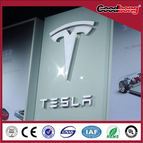 Outdoor Waterproof Anti-wind luminous auto sign, Backlit car logo sign