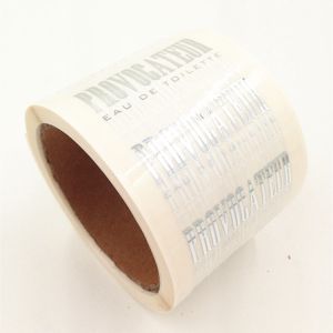 Rectangular cosmetic Gold Foil Printing Die Cut Stickers