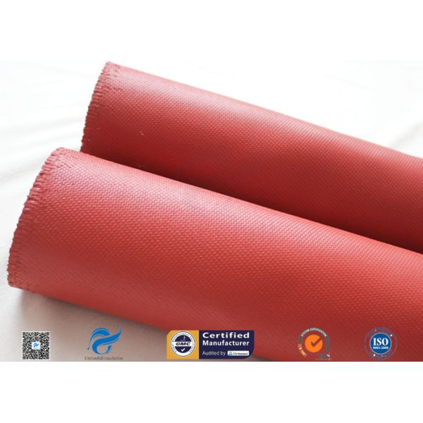 1mm Red Silicone Coated Fiberglass Fabric Cloth Electrical Insulation High