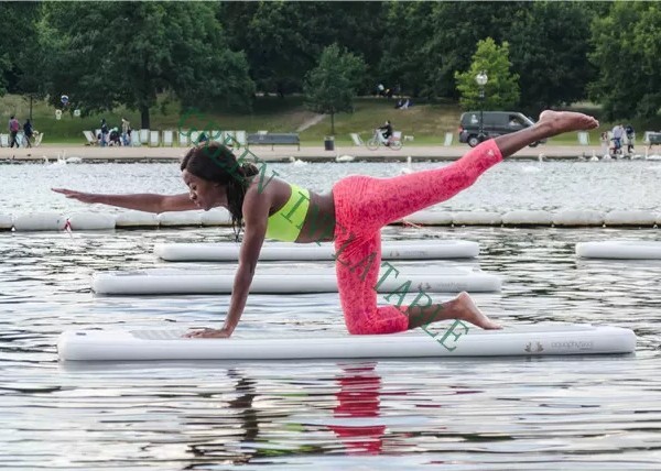 Buy High Durability Inflatable Yoga Mat With Hand Pump And Backpack at wholesale prices