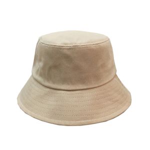 62CM Cotton Bucket Hats Unisex Beach Sunbonnet Fedoras