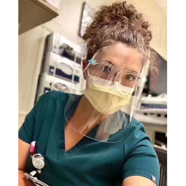 Buy Medical Plastic EN166 PET Safety Visor Face Shield at wholesale prices