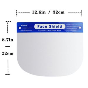 Plastic Visors Protective Face Shield Full Clear Disposable Protection