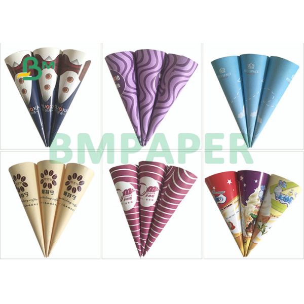Ice - Cream Cone Paper 80g 90g 100g Food Grade Paper 1000mm Width Ice - Cream Cone Paper 80g 90g 100g Food Grade Paper 1000mm Width