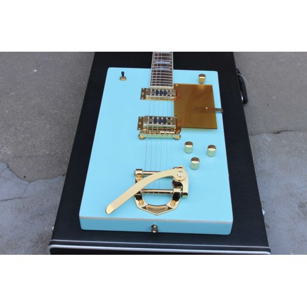 Custom Vintage Grand G5810 Bo Diddley Light Green Suqare Electric Guitar