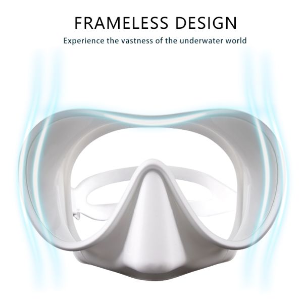 Customized Easybreath Snorkel Mask Diving Goggles And Breathing Tube Set