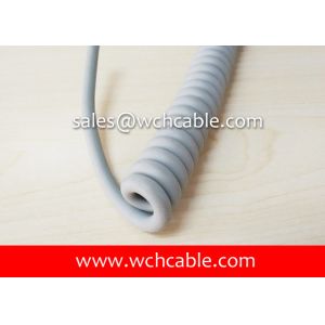 Quality UL20350 Gas Resistant TPU Sheathed Spiral Cable for sale