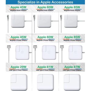 Apple 85W MagSafe 2 Power Adapter, Macbook 85W original power adapter, original