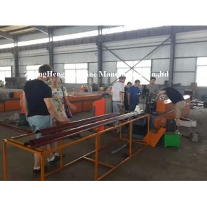 Garage Roller Shutter Door Roll Forming Machine 5.5kw Cold Form Fireproofing