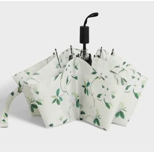 China 190T Pongee Foldable Manual Open Umbrella With Fiberglass Ribs on sale