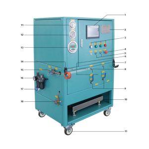 4kg/min 1HP R134a Refrigerant Recovery Machine 360mm(L)*360mm(W)*120mm(H)