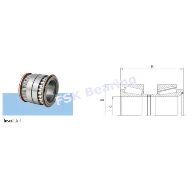 Certificated VKBA5416 , 804162 A.H130 Truck Wheel Bearings Trailer Bus Accessories