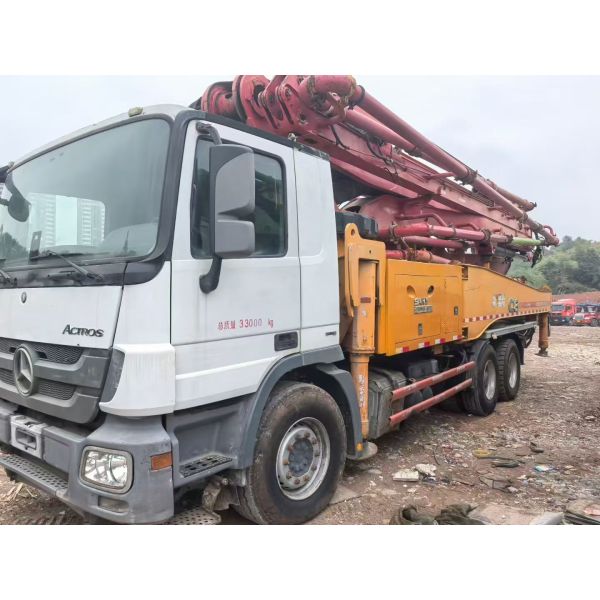 Buy SANY 2014 47.5m Concrete Pump Truck (Mercedes-Benz Chassis) at wholesale prices