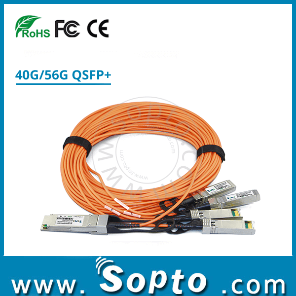 40Gb/S Fiber Optic Cable 5M Length PVC Material With 1~3 Years Warranty