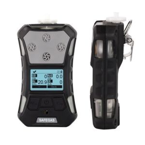 Portable LEL, CO2, CO, H2S, O2, SO2 Gas Detector 6 In 1 Analyzer IECEX and ATEX