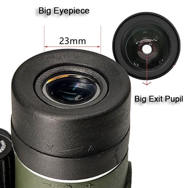 Outdoor Adventure High Power HD Monocular Telescope Bak4 Prism 12x50