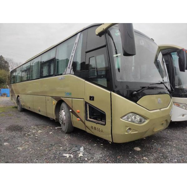 Buy China Zhongtong Bus LCK6120 55seats Luxury Tourist Bus Yuchai Engine Left Steering at wholesale prices