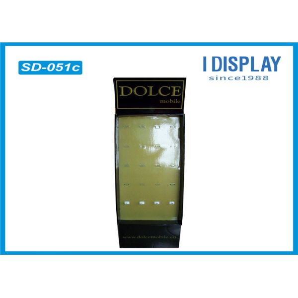 Handmade Cardboard Retail Hooks Display / Floor Display Stands