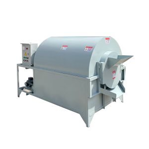 China Automatic Industrial Food Processing Small Rotary Dryer Peanut Roasting And Drying Equipment on sale