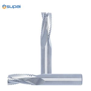 Precision Cutting 45° Cutting Edge Angle Roughing End Mill 4 Flute 3mm Corner