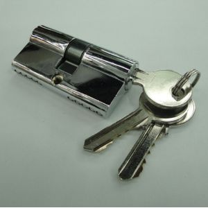 Quality 60mm Double Zinc Cylinder with 3 iron normal keys for sale