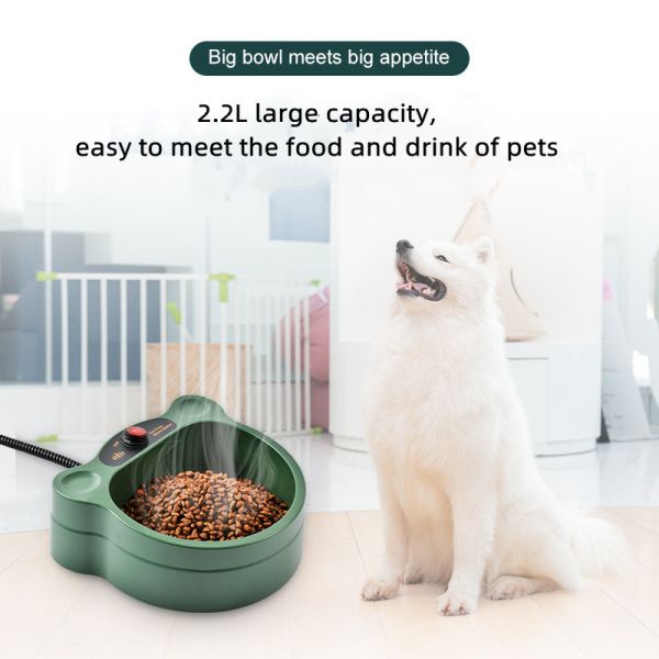 Buy Stainless Steel Pet Feeder Bowls Intelligent Heat Preservation at wholesale prices