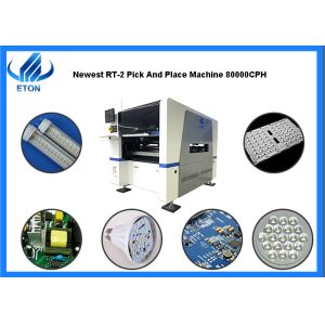 Quality Double Module SMT Pick Place Machine High Precision Double Board 80000cph for sale