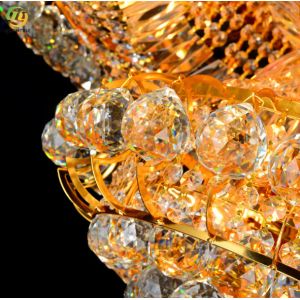 JYLIGHTLING Crystal chandelier, living room lamp, modern and simple, elegant