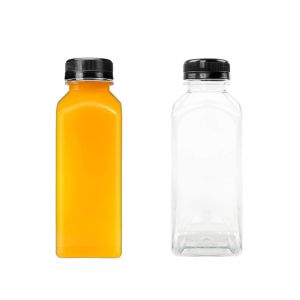 Modern Reusable Plastic Milk Tea Bottles With Screw On Lids