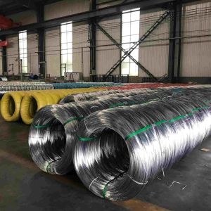 BWG5 Galvanized Steel Wire Rod High Tensile Strength 550mpa