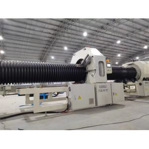High Speed HDPE PP Plastic Corrugated Pipe Extrusion Line Fully Automatic For