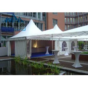 White Color Pagoda Canopy Tent With Flooring System All Ground Situations