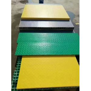 Customizable Fiberglass Grating Panels Molded 1000m2 Technique
