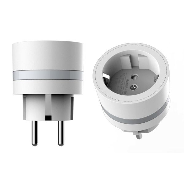 Cold / Warm White WIFI Smart Plug MXQ OEM EU 16A Tuya With Power Meter / Night