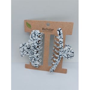 China Portable Shark Acetate Hair Claw , Multifunctional Hair Clip Acrylic on sale