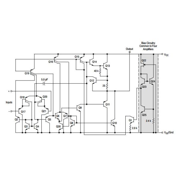 LM324D common integrated circuits Integrated Circuit Chip QUAD DIFFERENTIAL INPUT OPERATIONAL AMPLIFIERS