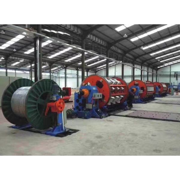Horizontal Load Copper Wire Twisting Machine / Electric Wire Manufacturing