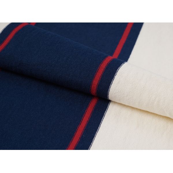 Buy Natural High Wrinkle-Resistant Color Fastness Crisp Version Striped Knit Fabric For Polo Shirt at wholesale prices