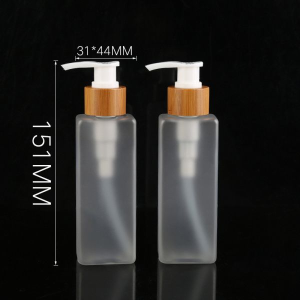 Buy Square Shape Frosted PET Plastic Bottles For Sanitizer at wholesale prices