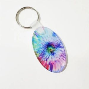 Custom Blank Sublimation Acrylic Keychain For Sublimation Printing