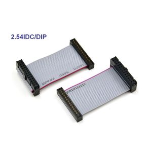 2.54IDC/DIP strip cable pitch 1.27mm header pins -26P or 50P or 34P by customer