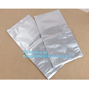 laminated multiple layer plastic aluminum foil bag side gusset pet food bag with