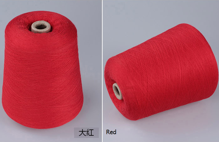 Twist Colored Anti Pilling Ne 30s Spun Polyester Thread For Kintting And Weaving