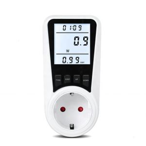 Digital Wattmeter AC Power Meter 220V LCD energy meter power Monitor EU Plug
