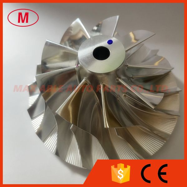 TD09 forward 77.40/110.00mm 9+9blades 49132-40631 Turbo Billet/milling/Aluminum 2618 compressor wheel for 49132-04000, 49132-04010, 49132-04020, 49132